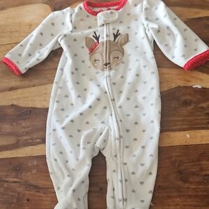 Child Of Mine White and Red Kids One Piece